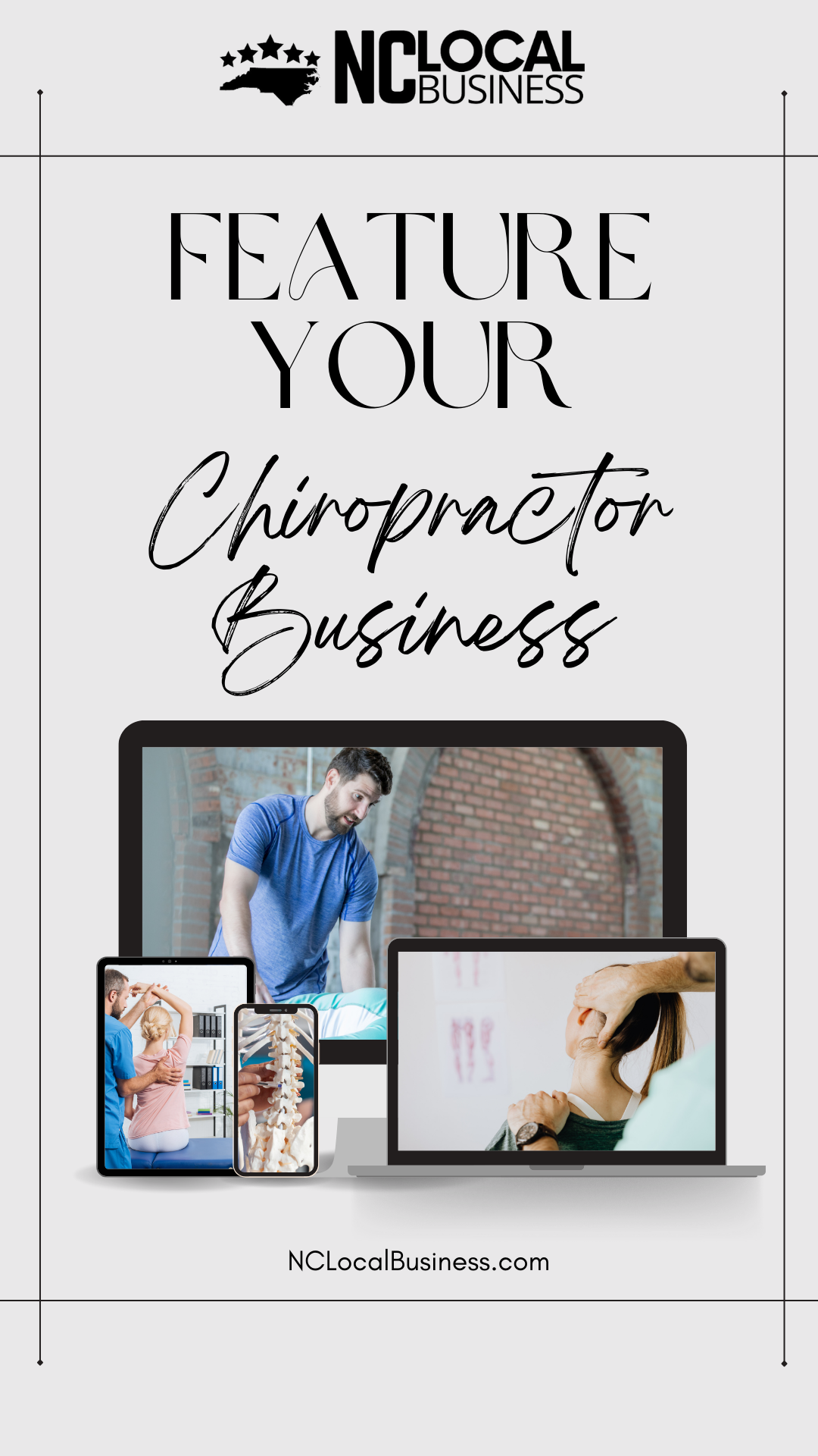 Promote your NC Chiropractic Clinic for FREE