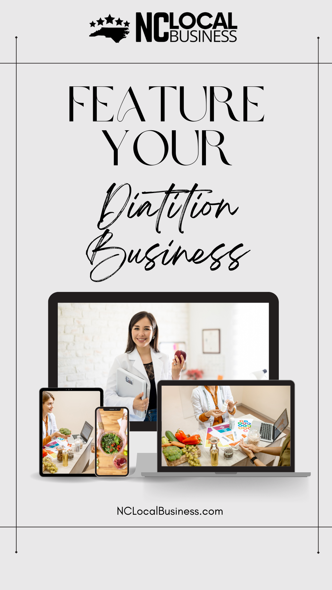 Promote your NC Dietician Business for FREE 