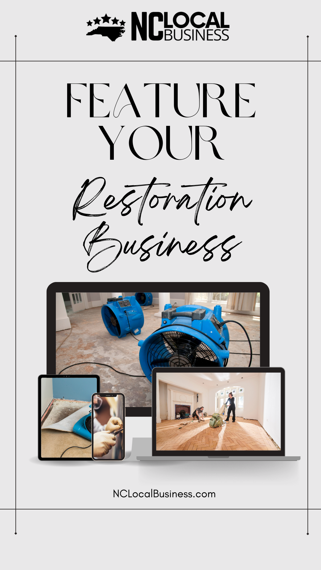 Promote your NC  Water Restoration Business for FREE